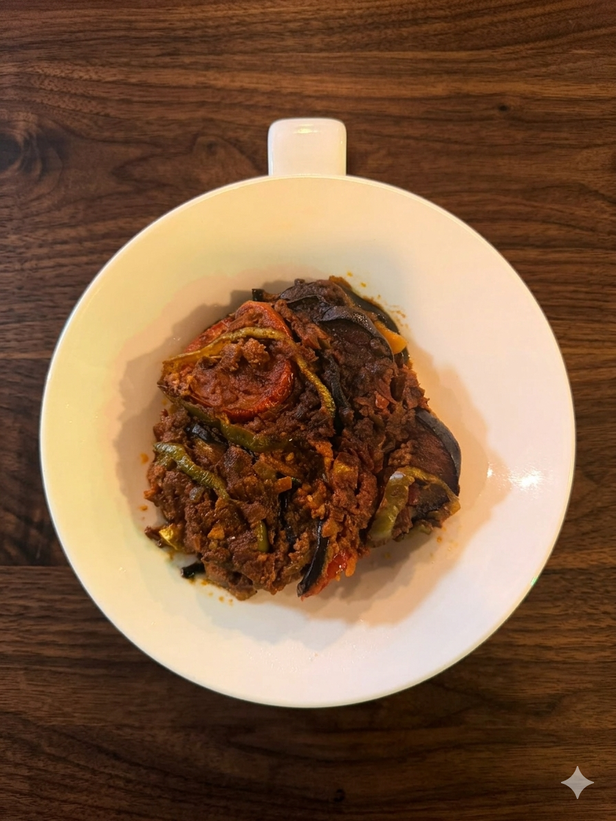 Meat moussaka